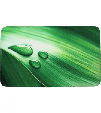 Badteppich Green Leaf 50 x 80 cm