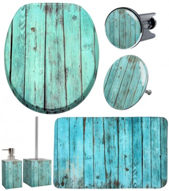 6-teiliges Badezimmer Set Lumber