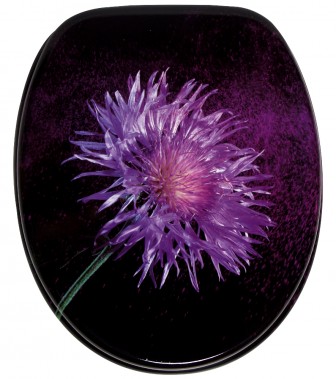 WC-Sitz mit Absenkautomatik Purple Dust - Premium Toilettendeckel direkt vom Hersteller