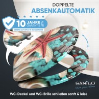 WC-Sitz mit Absenkautomatik Bath Salts - Premium Toilettendeckel direkt vom Hersteller