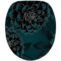 WC-Sitz Dahlien - Premium Toilettendeckel direkt vom Hersteller