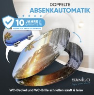 WC-Sitz mit Absenkautomatik Fort Lauderdale - Premium Toilettendeckel direkt vom Hersteller