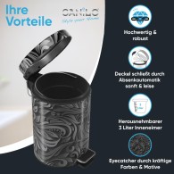 Kosmetikeimer Floral 3 Liter