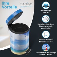 Kosmetikeimer Leuchtturm 3 Liter