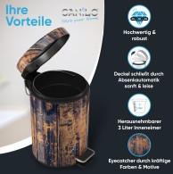 Kosmetikeimer Vintage 3 Liter