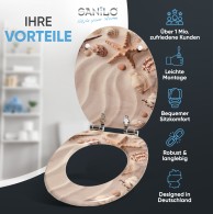 WC-Sitz mit Absenkautomatik Sanibel - Premium Toilettendeckel direkt vom Hersteller