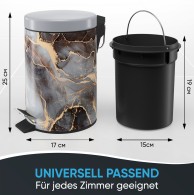 Kosmetikeimer Marmor Abstrakt 3 Liter