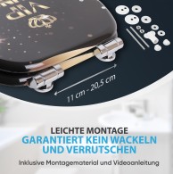 WC-Sitz mit Absenkautomatik VIP Lounge - Premium Toilettendeckel direkt vom Hersteller