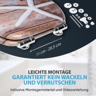 WC-Sitz mit Absenkautomatik Bahia - Premium Toilettendeckel direkt vom Hersteller