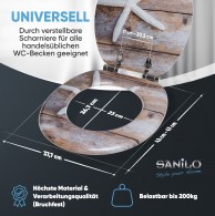 WC-Sitz mit Absenkautomatik Bahia - Premium Toilettendeckel direkt vom Hersteller