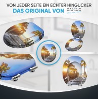 WC-Sitz mit Absenkautomatik Fort Lauderdale - Premium Toilettendeckel direkt vom Hersteller