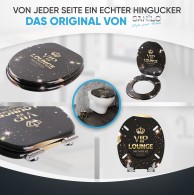 WC-Sitz mit Absenkautomatik VIP Lounge - Premium Toilettendeckel direkt vom Hersteller