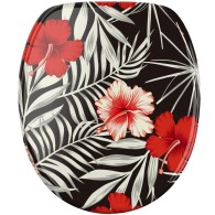 WC-Sitz mit Absenkautomatik Hibisca - Premium Toilettendeckel direkt vom Hersteller