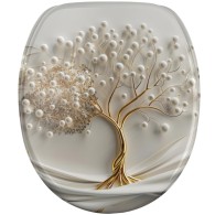 WC-Sitz mit Absenkautomatik Tree of Life - Premium Toilettendeckel direkt vom Hersteller