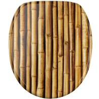 WC-Sitz mit Absenkautomatik Bambusa - Premium Toilettendeckel direkt vom Hersteller