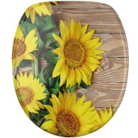 WC-Sitz mit Absenkautomatik Sunflower - Premium Toilettendeckel direkt vom Hersteller