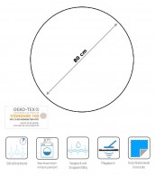 Badteppich rund Fort Lauderdale Ø 80 cm