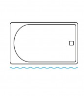 Duschvorhang Delphin Korallen 180 x 200 cm