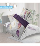 Bettwäsche Federn 135 x 200 cm