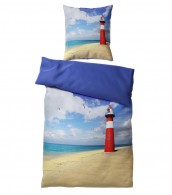 Bettwäsche Leuchtturm 135 x 200 cm