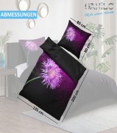 Bettwäsche Purple Dust 135 x 200 cm