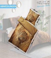 Bettwäsche Rustikal 135 x 200 cm
