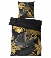 Bettwäsche Golden Leaves 135 x 200 cm