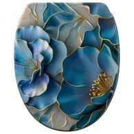 WC-Sitz mit Absenkautomatik und Schnellverschluss Bluemara - Premium Toilettendeckel direkt vom Hersteller