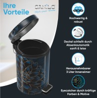 Kosmetikeimer Dahlien 3 Liter