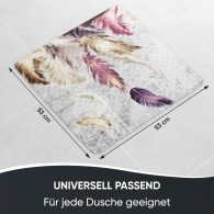 Badematte Federn 53 x 53 cm