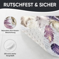 Badematte Federn 53 x 53 cm