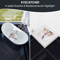 Badematte Federn 53 x 53 cm