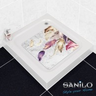 Badematte Federn 53 x 53 cm