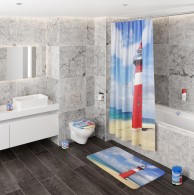 Badezimmer Set Leuchtturm