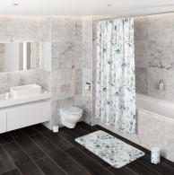 3-teiliges Badezimmer Set Eukalyptus