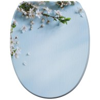 WC-Sitz mit Absenkautomatik und Schnellverschluss Sakura - Premium Toilettendeckel direkt vom Hersteller