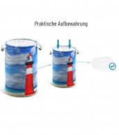 Wäschekorb Leuchtturm