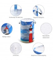 Wäschekorb Leuchtturm