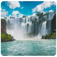 Badematte Wasserfall 53 x 53 cm