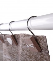 12 Duschvorhangringe Home