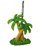 12 Duschvorhangringe Karibik