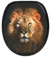 WC-Sitz mit Absenkautomatik Löwe - Premium Toilettendeckel direkt vom Hersteller