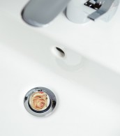 Waschbeckenstöpsel Rosa Rose