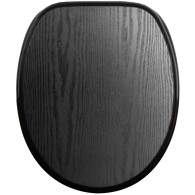 WC-Sitz Black Wood - Premium Toilettendeckel direkt vom Hersteller