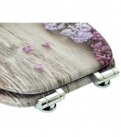 6-teiliges Badezimmer Set Flieder