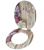 6-teiliges Badezimmer Set Flieder