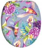 WC-Sitz mit Absenkautomatik Kolibri - Premium Toilettendeckel direkt vom Hersteller